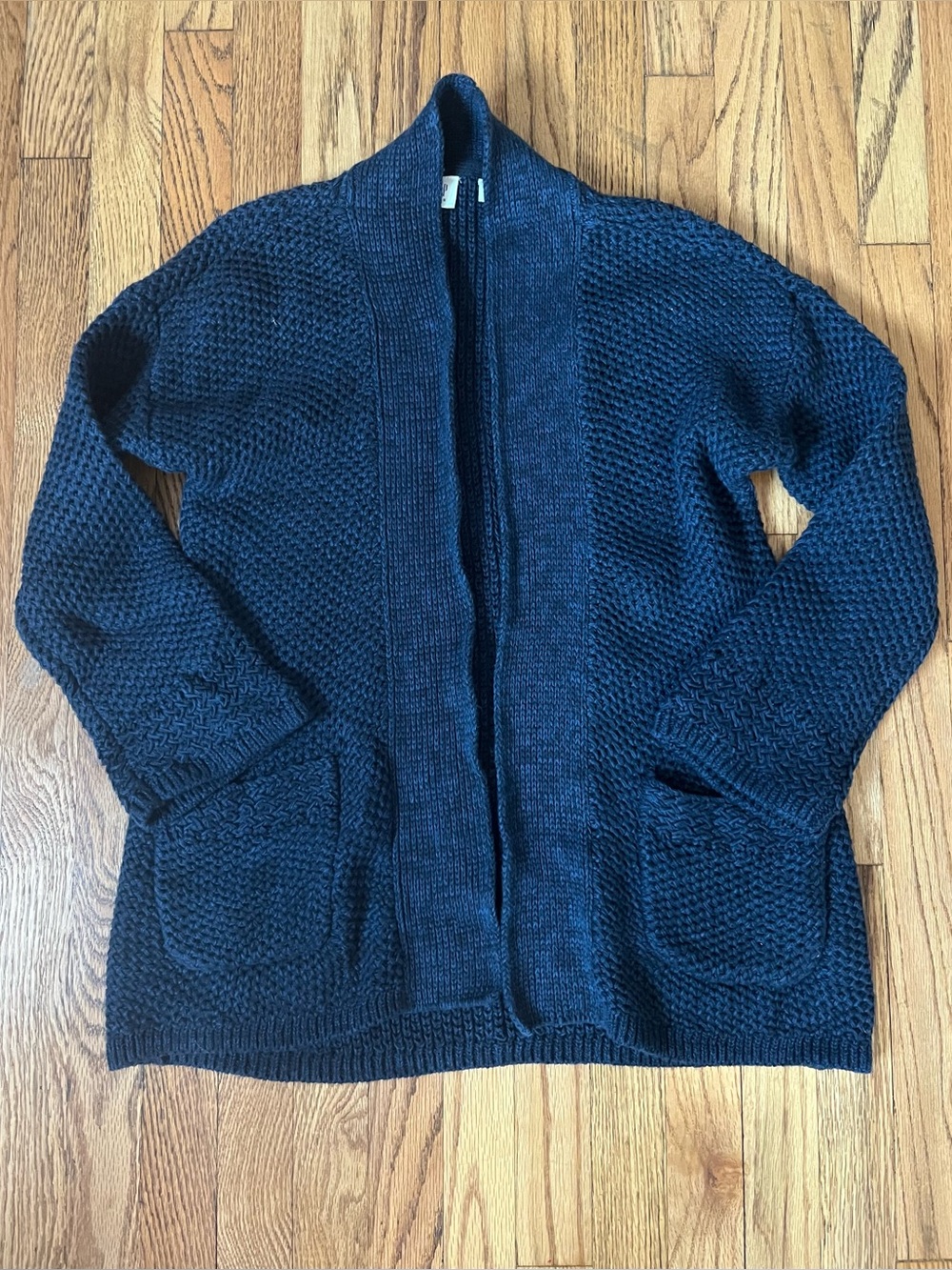 GAP Kids Girls Navy Open-Front Knit Cardigan Sweater Sz 12